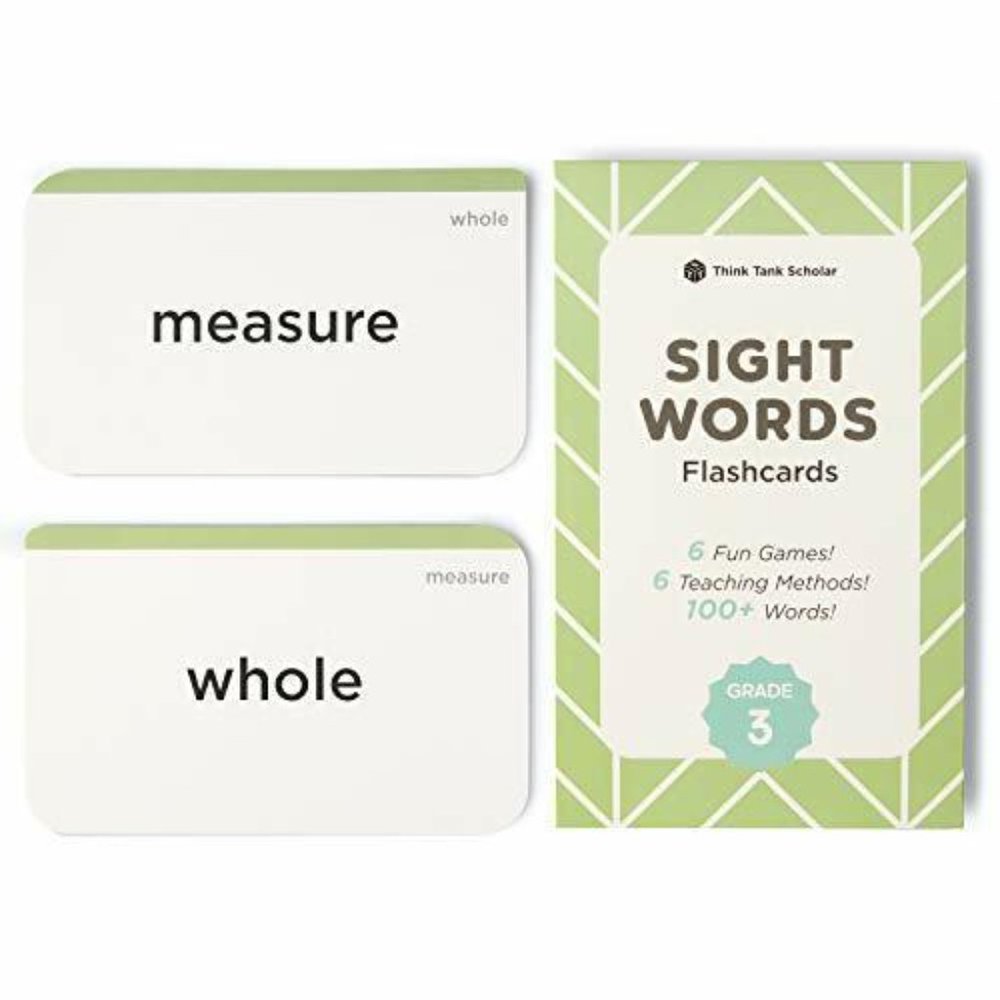 Think Tank Scholar/100+ 3rd Grade Sight Words/Flash Cards Kids NEW